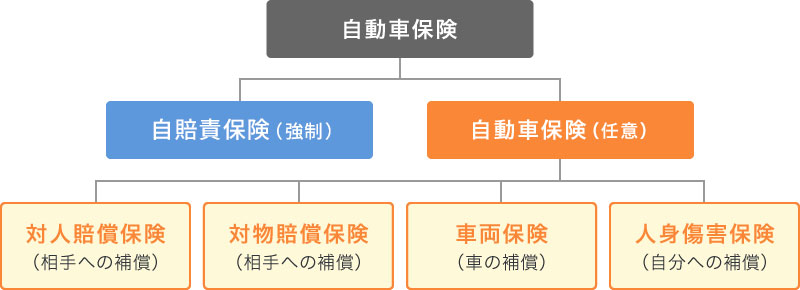 自動車保険の種類